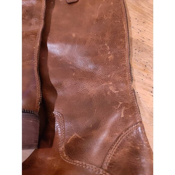 FRANCO SARTO BROWN LEATHER BECKY BOOT - Picture 10 of 10